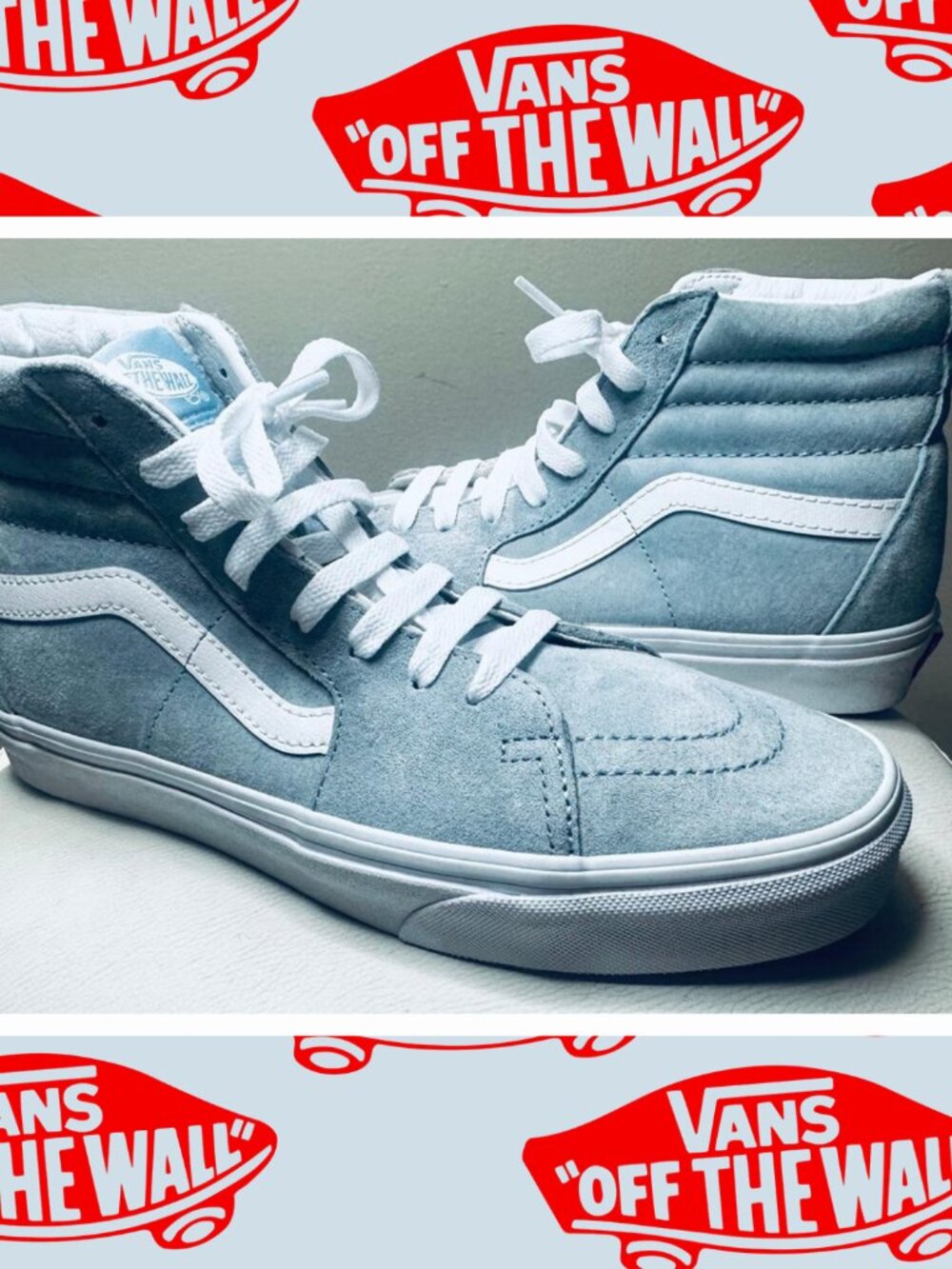 Vans scotchgard 3m gray leather *new and unused